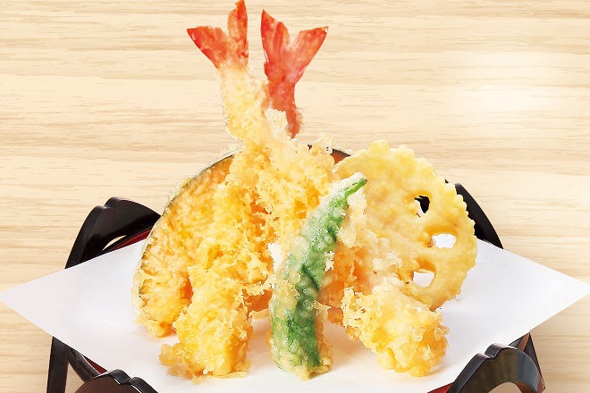海老天ぷら盛り合わせ