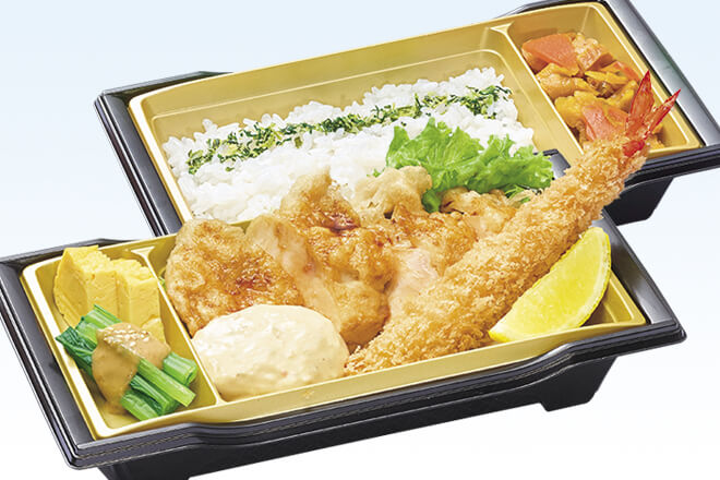 海老フライチキン南蛮弁当