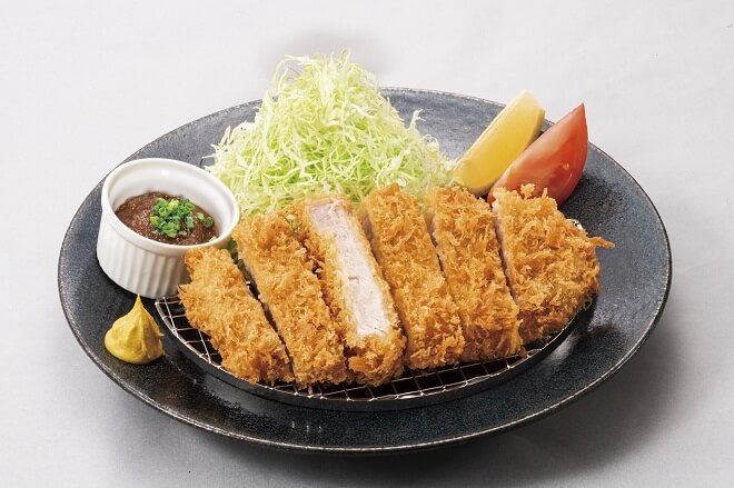 四元豚ロースカツ和風おろしソース(ライス付)